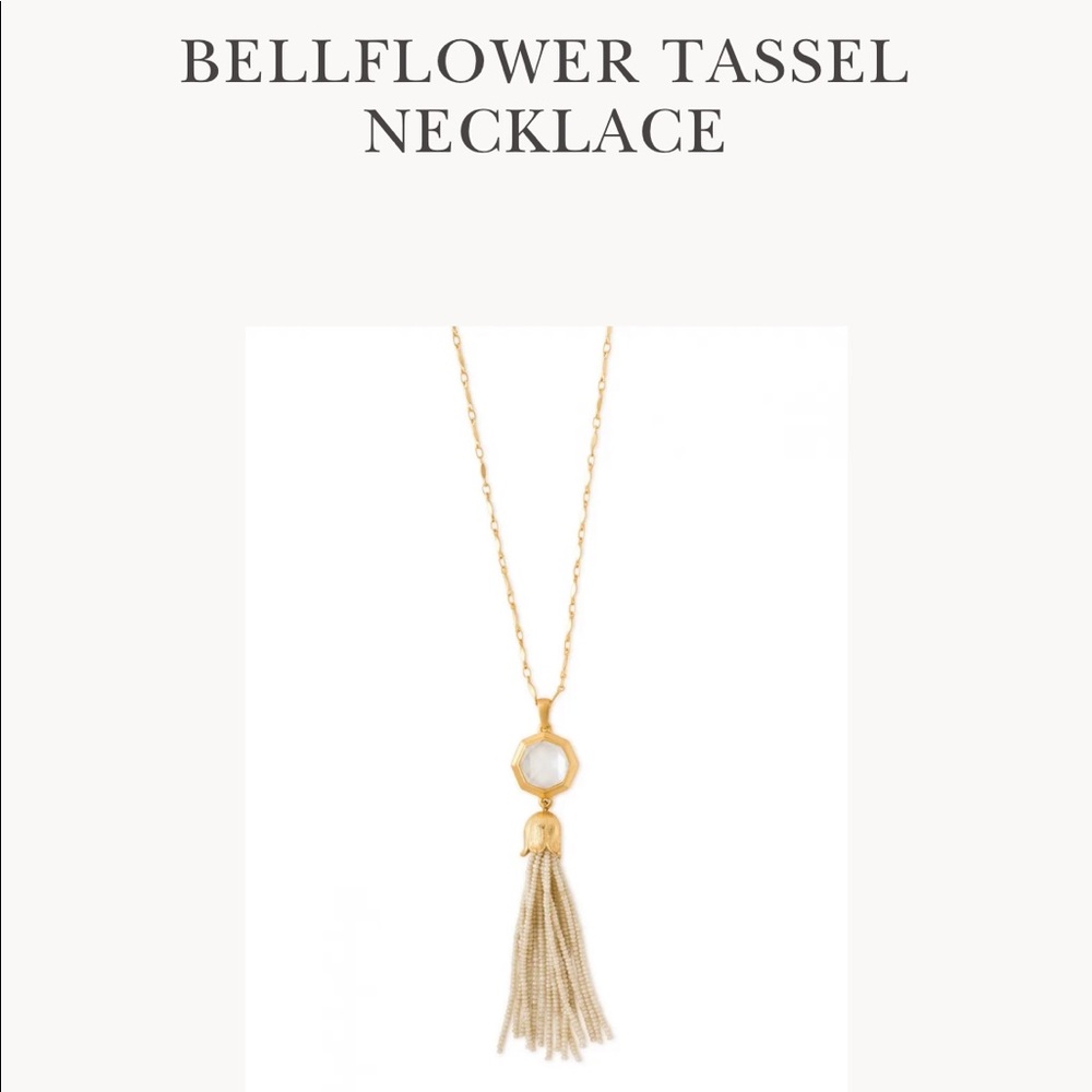 NWT Spartina 449 Bellflower Tassel Necklace